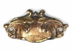 Antique French 3.25 In. Cast Iron Cup Pull