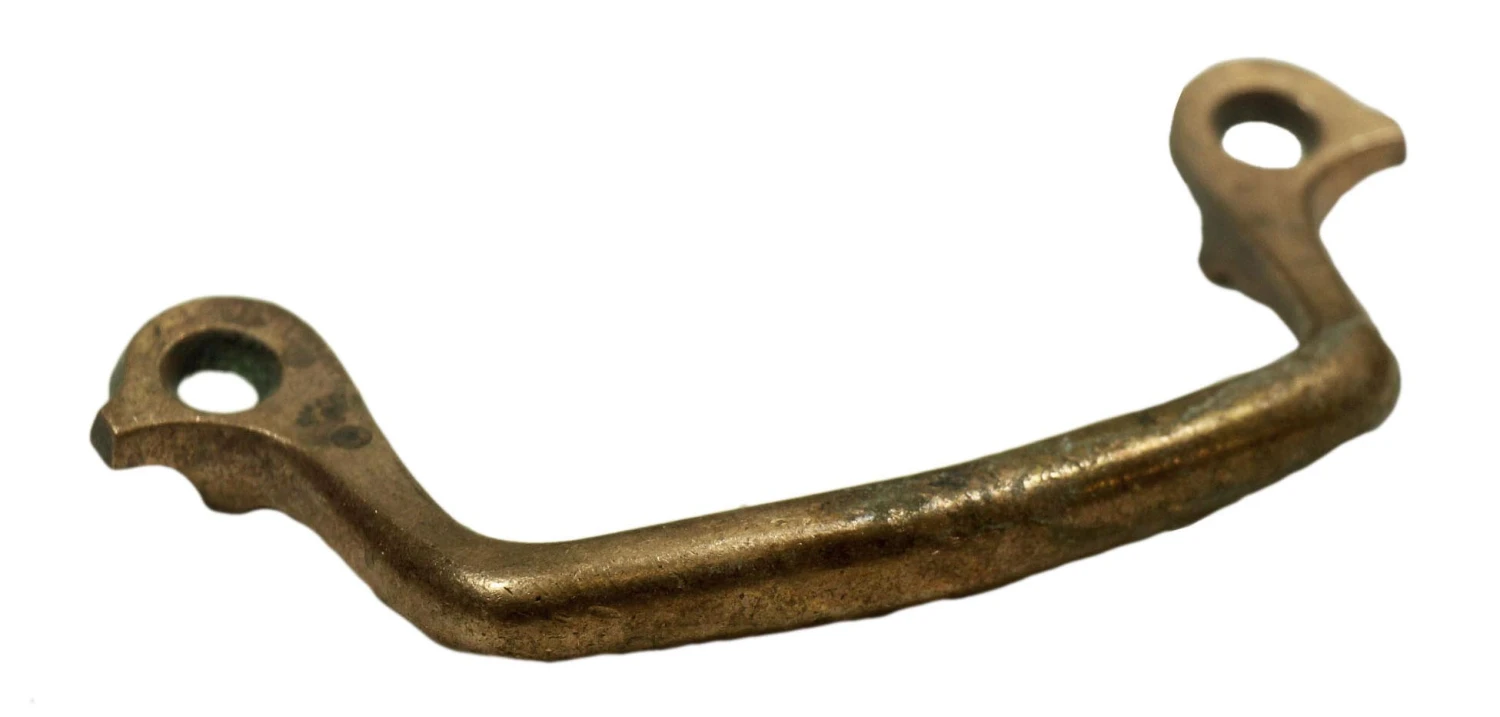 Classic Brass Raised Bridge Drawer Pull 3 Classic Brass Raised Bridge Drawer Pull