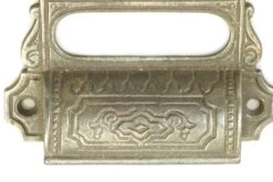 Pair Of Victorian Cast Iron Apothecary Drawer Bin Pulls -OGT Sale Store cabinet furniture pulls for sale l207280