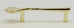 Set Of 10 Polished Brass Spoon Shaped Cabinet Pulls 8 Set Of 10 Polished Brass Spoon Shaped Cabinet Pulls -OGT Sale Store cabinet furniture pulls for sale m229378