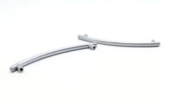 Pair Of Curved Modern Aluminum 6 In. Bridge Drawer Cabinet Pulls -OGT Sale Store cabinet furniture pulls for sale q274500