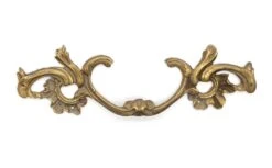 Pair Of Vintage 8.75 In. French Provincial Brass Bridge Drawer Pulls 10 Pair Of Vintage 8.75 In. French Provincial Brass Bridge Drawer Pulls -OGT Sale Store cabinet furniture pulls for sale q284433