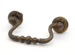 Pair Of Vintage Traditional 4 In. Brass Bail Drawer Pulls 9 Pair Of Vintage Traditional 4 In. Brass Bail Drawer Pulls -OGT Sale Store cabinet furniture pulls for sale q284694