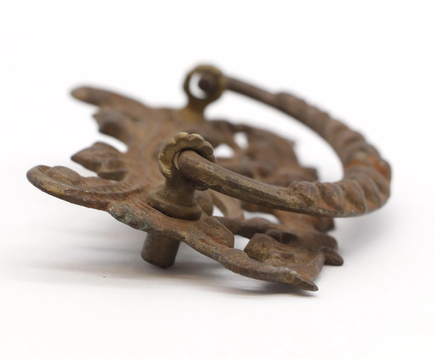 Victorian Cast Iron Bail Drawer Pull 5 Victorian Cast Iron Bail Drawer Pull - Image 3