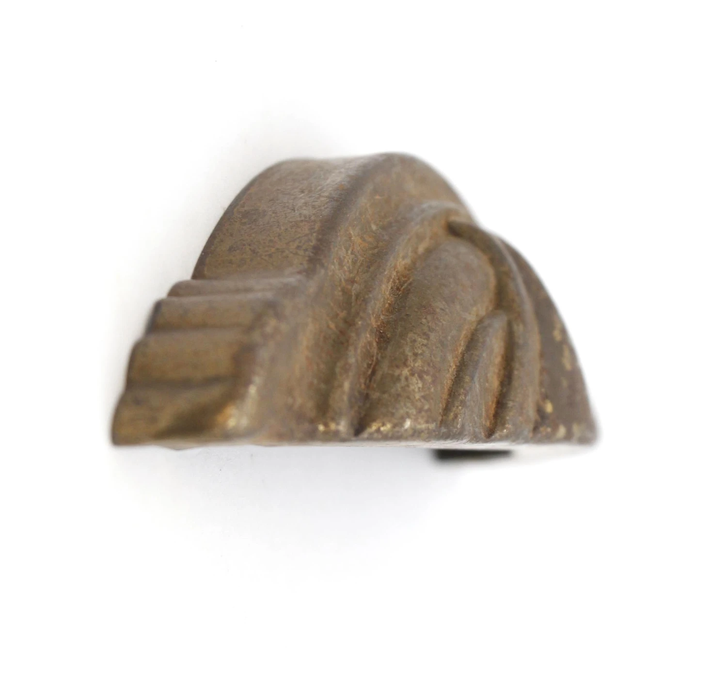 Pair Of Vintage Art Deco 4.5 In. Steel Bin Drawer Pulls 5 Pair Of Vintage Art Deco 4.5 In. Steel Bin Drawer Pulls - Image 3