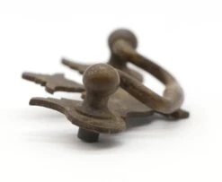 Pair Of Vintage 2.875 In. Chippendale Brass Bail Drawer Pulls -OGT Sale Store cabinet furniture pulls for sale q286856