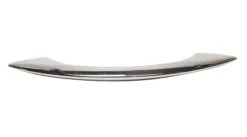 Large 9 In. Chrome Plated Steel Cabinet Bridge Pull