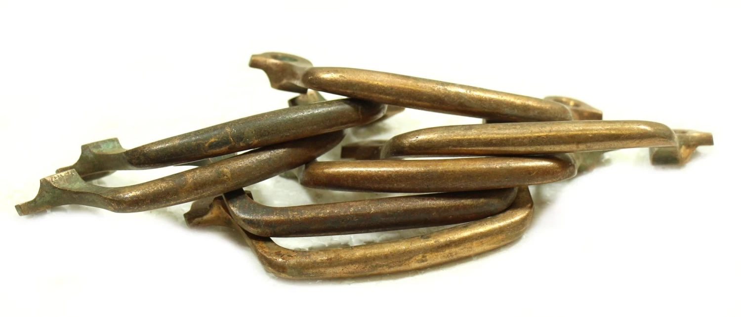 Classic Brass Raised Bridge Drawer Pull 4 Classic Brass Raised Bridge Drawer Pull - Image 2