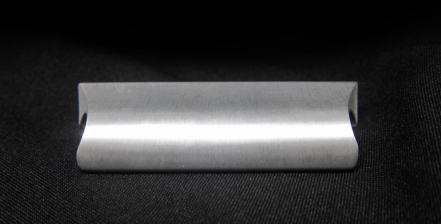 Mid Century Brushed Steel Drawer Bin Pull 3 Mid Century Brushed Steel Drawer Bin Pull