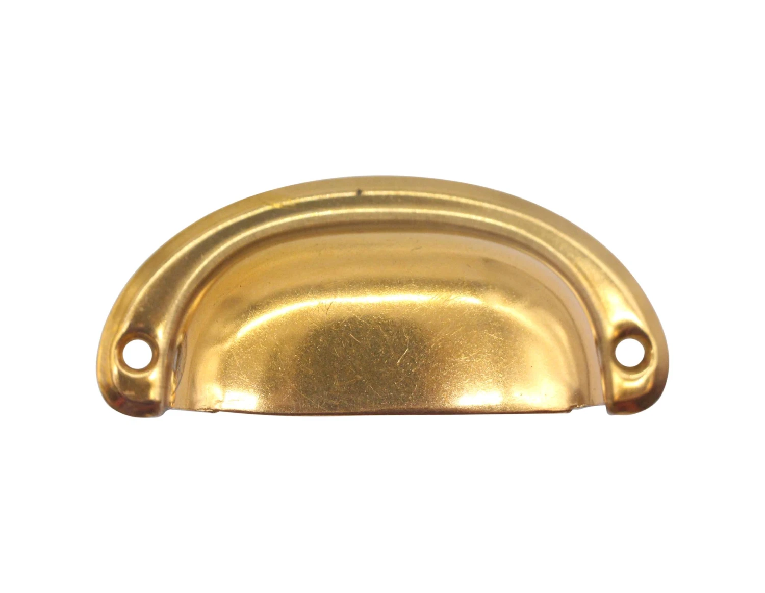 Old New Warm Brass Russwin Drawer Cup Bin Pull 3 Old New Warm Brass Russwin Drawer Cup Bin Pull