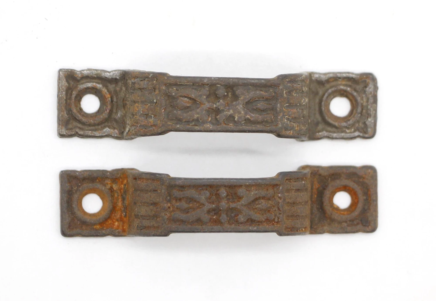 Pair Of 3 In. Aesthetic Cast Iron Bridge Drawer Pulls 3 Pair Of 3 In. Aesthetic Cast Iron Bridge Drawer Pulls