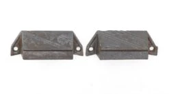 Pair Of Antique 2.75 In. Victorian Cast Iron Bin Pulls