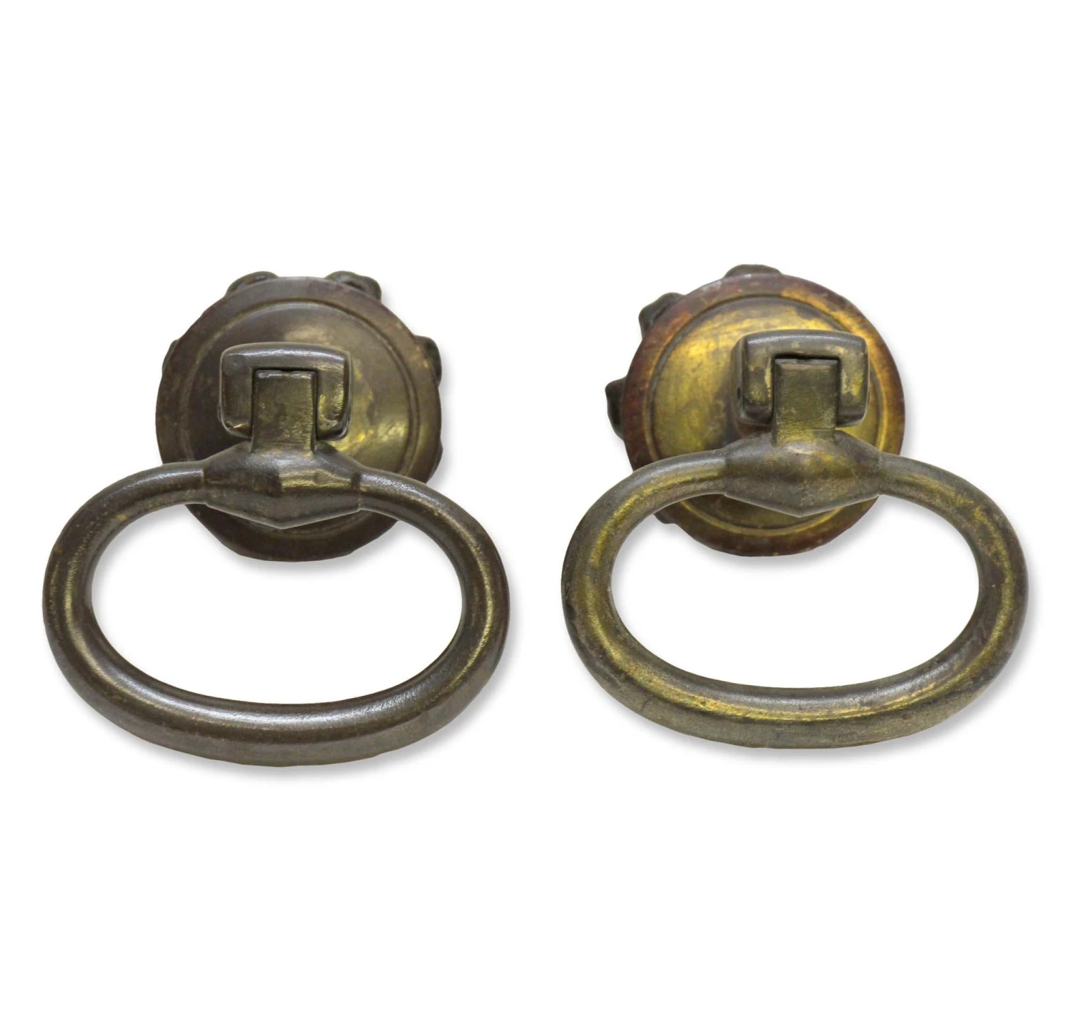 Pair Of European Cast Iron Castle Drop Drawer Pulls 3 Pair Of European Cast Iron Castle Drop Drawer Pulls