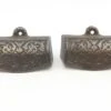 Pair Of Victorian 3 In. Cast Iron Cup Drawer Pulls -OGT Sale Store cabinet furniture pulls pair of victorian 3 in cast iron cup drawer pulls q272684