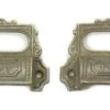 Pair Of Victorian Cast Iron Apothecary Drawer Bin Pulls -OGT Sale Store cabinet furniture pulls pair of victorian cast iron apothecary drawer bin pulls l207280