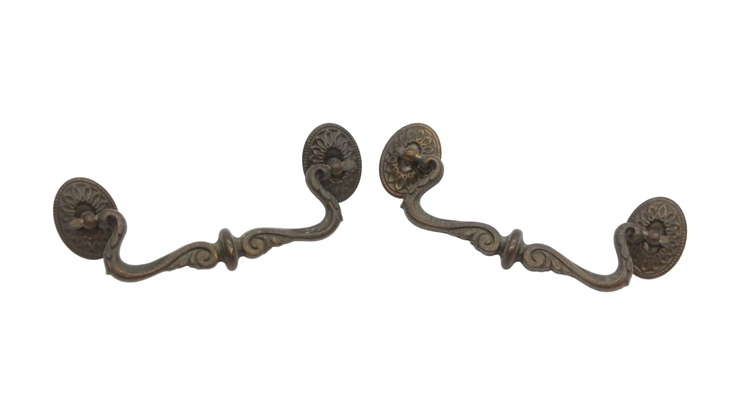 Pair Of Victorian Style 6.25 In. Brass Bridge Drawer Pulls 3 Pair Of Victorian Style 6.25 In. Brass Bridge Drawer Pulls