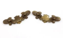 Pair Of Vintage 4.25 In. Steel Bail Dresser Drawer Pulls