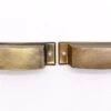 Pair Of Vintage Classic 3.375 In. Brass Cup Drawer Pulls