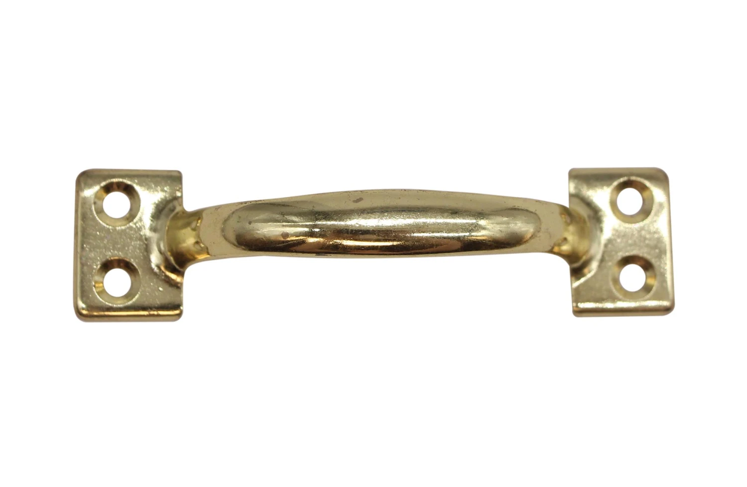 Polished Brass Bridge Drawer Pull Or Sash Lift 3 Polished Brass Bridge Drawer Pull Or Sash Lift