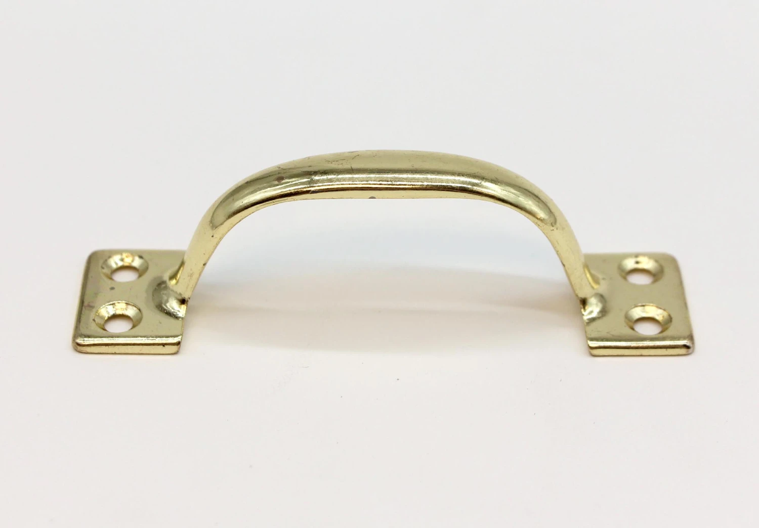 Polished Brass Bridge Drawer Pull Or Sash Lift 4 Polished Brass Bridge Drawer Pull Or Sash Lift - Image 2