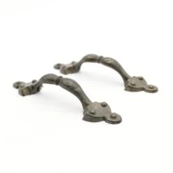 Pair Of National Lock Co. Arts & Crafts Brass Bridge Drawer Pulls 7 Pair Of National Lock Co. Arts & Crafts Brass Bridge Drawer Pulls -OGT Sale Store cabinet furniture pulls q274377