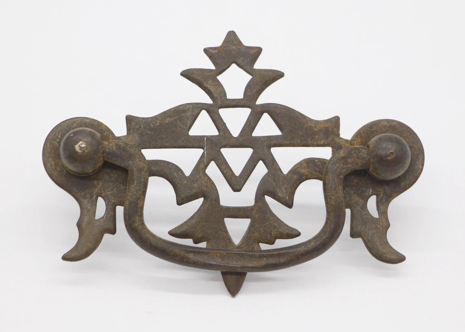 Vintage Traditional 3.25 In. Steel Cut Out Bail Drawer Pulls 4 Vintage Traditional 3.25 In. Steel Cut Out Bail Drawer Pulls - Image 2