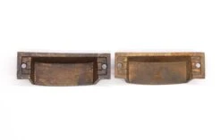 Pair Of Vintage Classic 3.375 In. Brass Cup Drawer Pulls 9 Pair Of Vintage Classic 3.375 In. Brass Cup Drawer Pulls -OGT Sale Store cabinet furniture pulls q280338