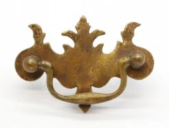 Vintage 3.875 In. Brass Traditional Chippendale Drawer Bail Pull 7 Vintage 3.875 In. Brass Traditional Chippendale Drawer Bail Pull -OGT Sale Store cabinet furniture pulls q285422