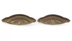 Pair Of Vintage Art Deco 4.5 In. Steel Bin Drawer Pulls 6 Pair Of Vintage Art Deco 4.5 In. Steel Bin Drawer Pulls -OGT Sale Store cabinet furniture pulls q286641