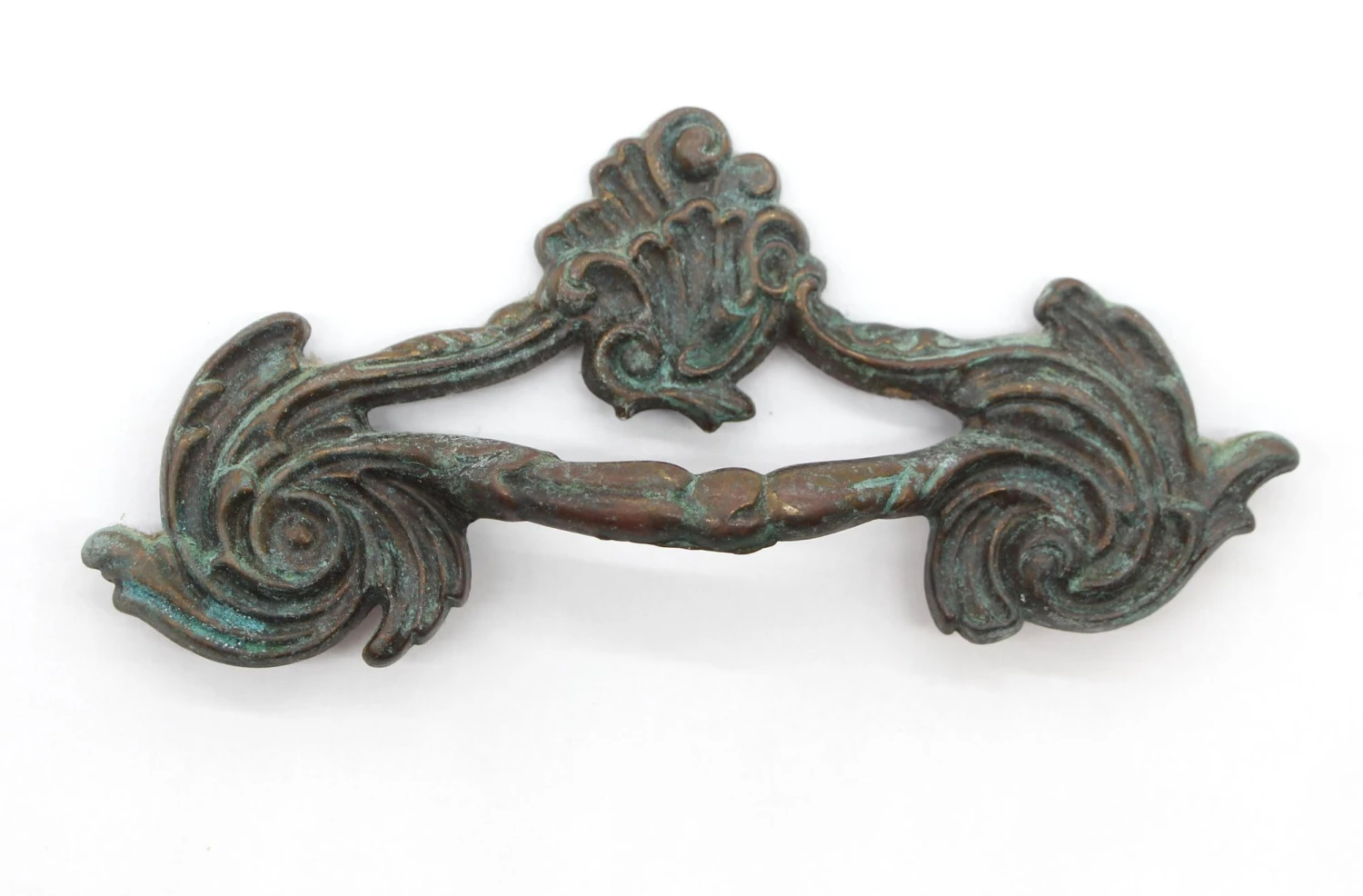 Repro Art Nouveau 6.5 In. Brass Bridge Drawer Pull 3 Repro Art Nouveau 6.5 In. Brass Bridge Drawer Pull