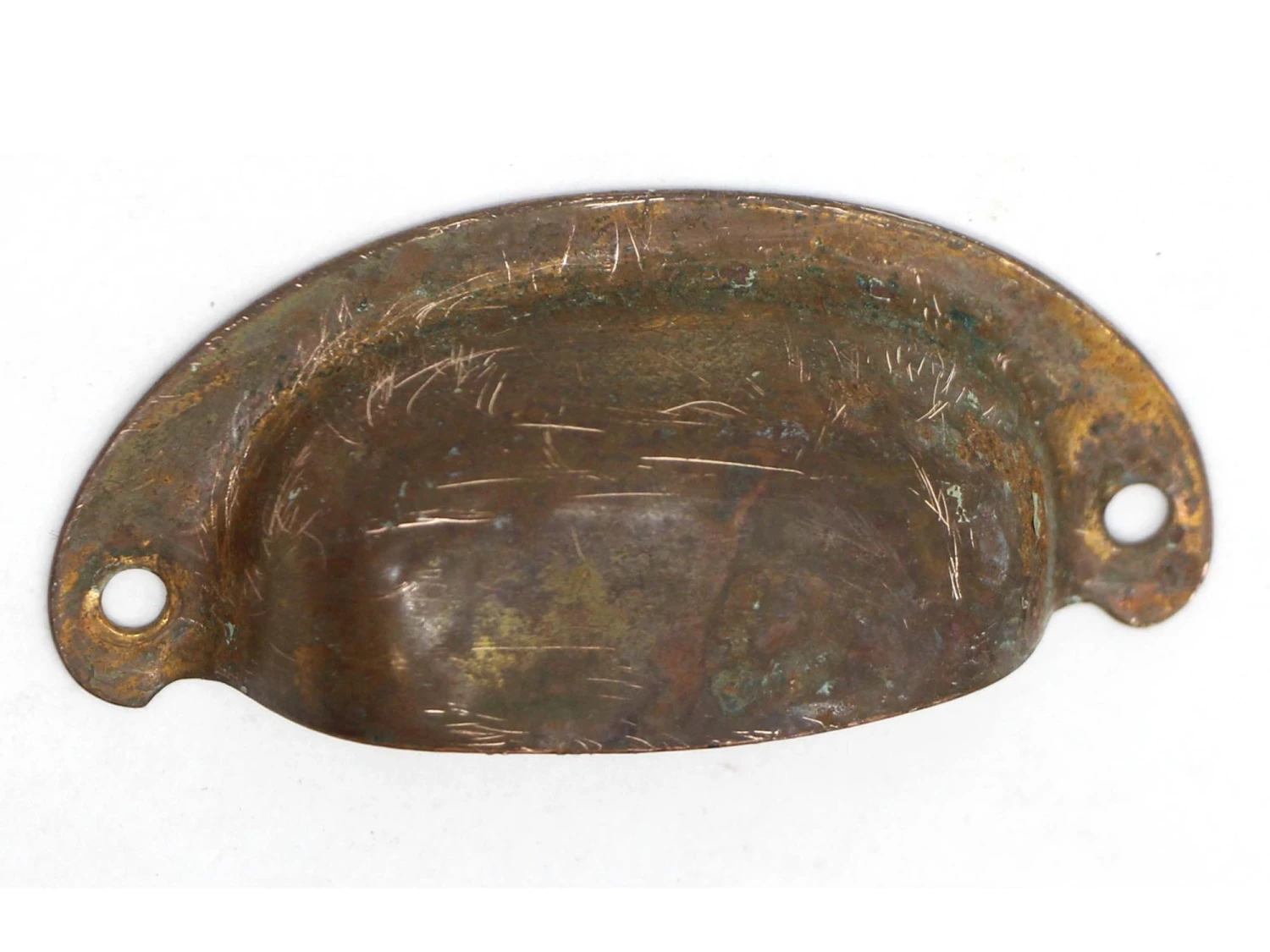 Vintage 2.875 In. Bronze Finish Steel Drawer Cup Pull 3 Vintage 2.875 In. Bronze Finish Steel Drawer Cup Pull