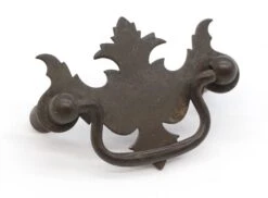 Vintage 3.125 In. Dark Bronze Steel Chippendale Drawer Pull