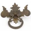 Vintage 3.25 In. Chippendale Brass Plated Steel Bail Drawer Pull