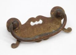 Vintage 4.125 In. Traditional Brass Bail Drawer Pull