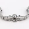 Vintage 6.75 In. Traditional Silver Painted Bridge Drawer Pulls