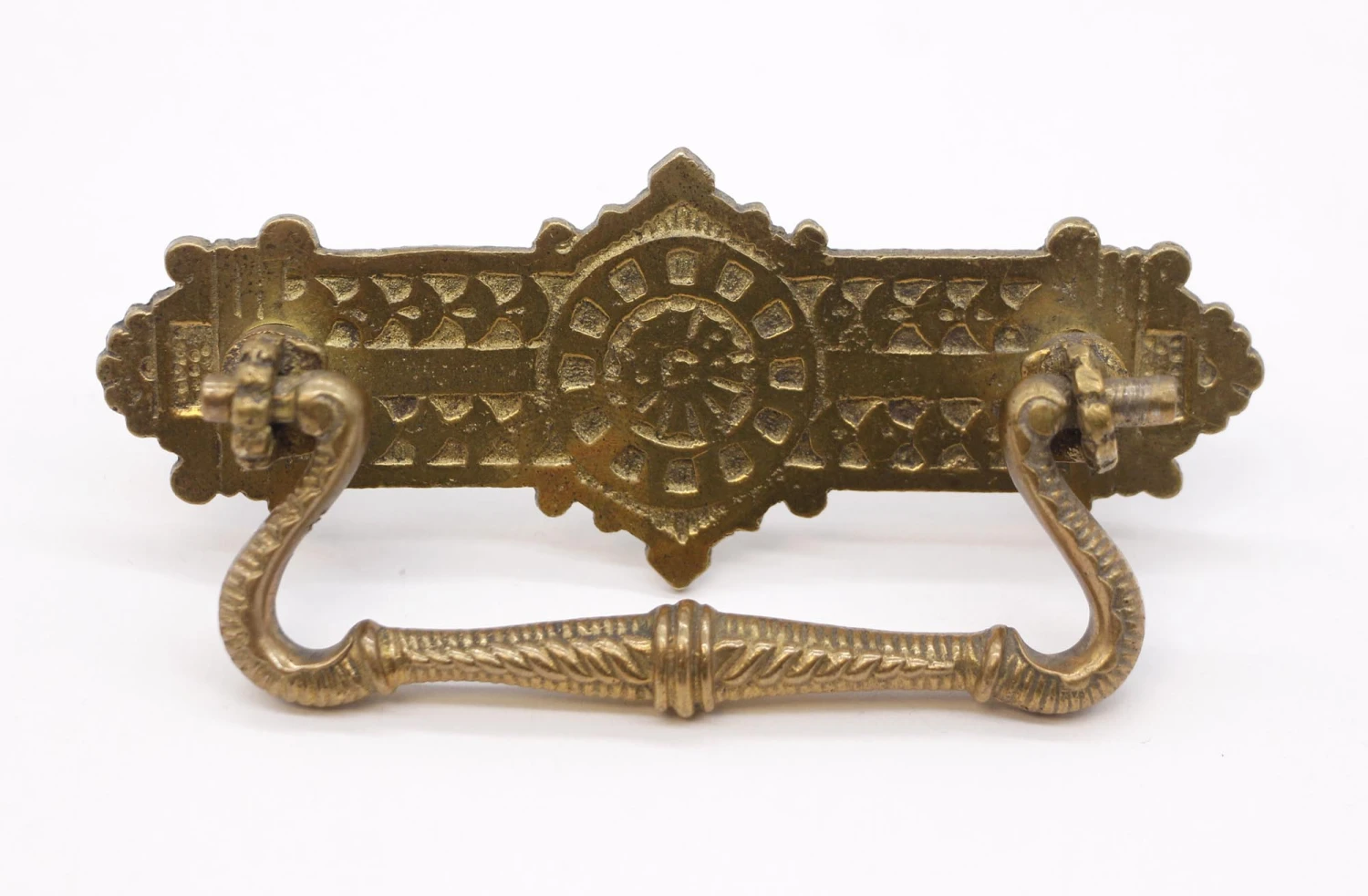 Vintage Aesthetic 4.375 In. Brass Bridge Drawer Pull 3 Vintage Aesthetic 4.375 In. Brass Bridge Drawer Pull