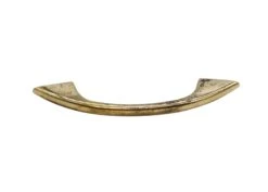 Vintage Art Deco 4.25 In. Polished Brass Bridge Drawer Pull