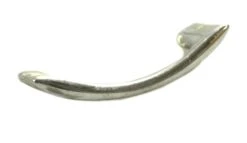 Vintage Art Deco Curved Chrome Bridge Drawer Pull