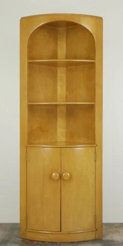 1940s Mid Century Modern Heywood Wakefield Corner Cabinet