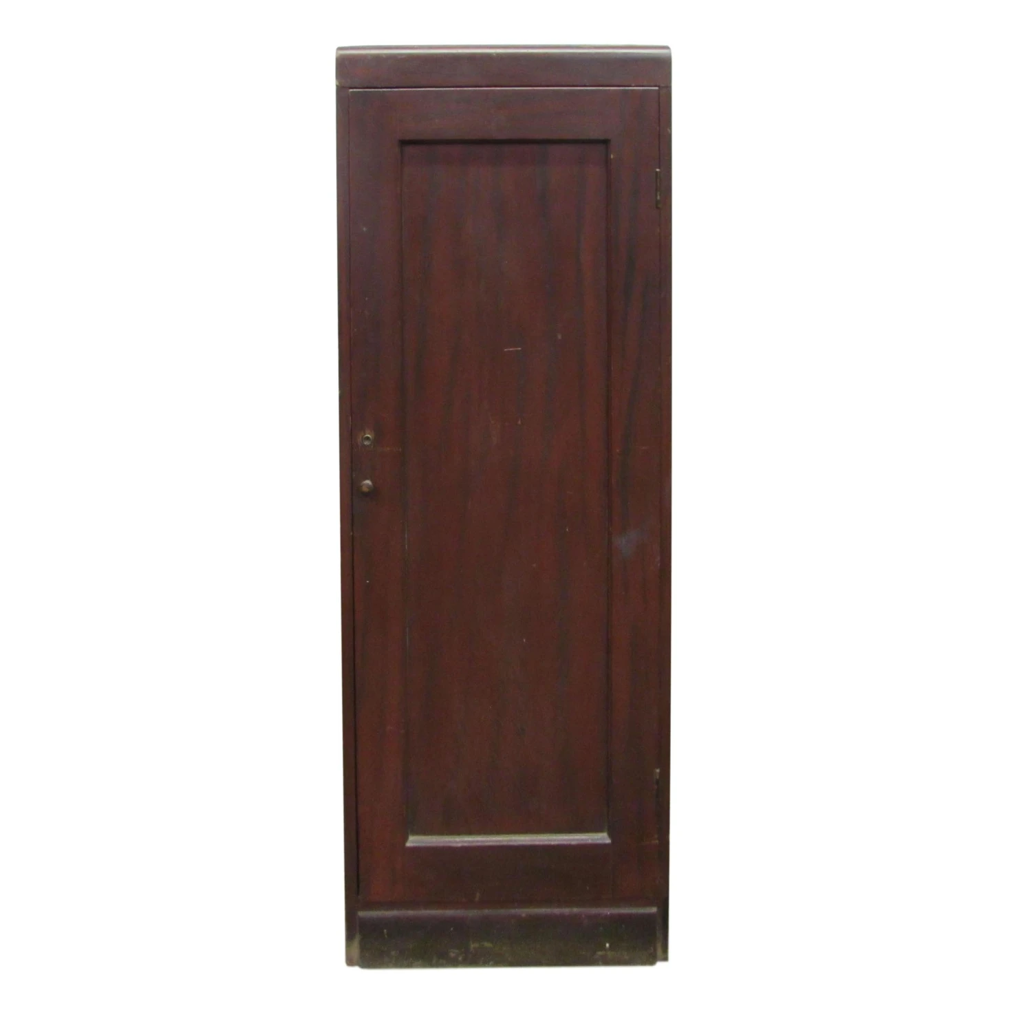 Antique 51 X 19 Wooden Mahogany Kitchen Cabinet 3 Antique 51 X 19 Wooden Mahogany Kitchen Cabinet