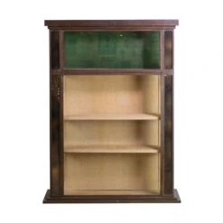 European 5 Ft. Brass Display Case With Adjustable Shelves