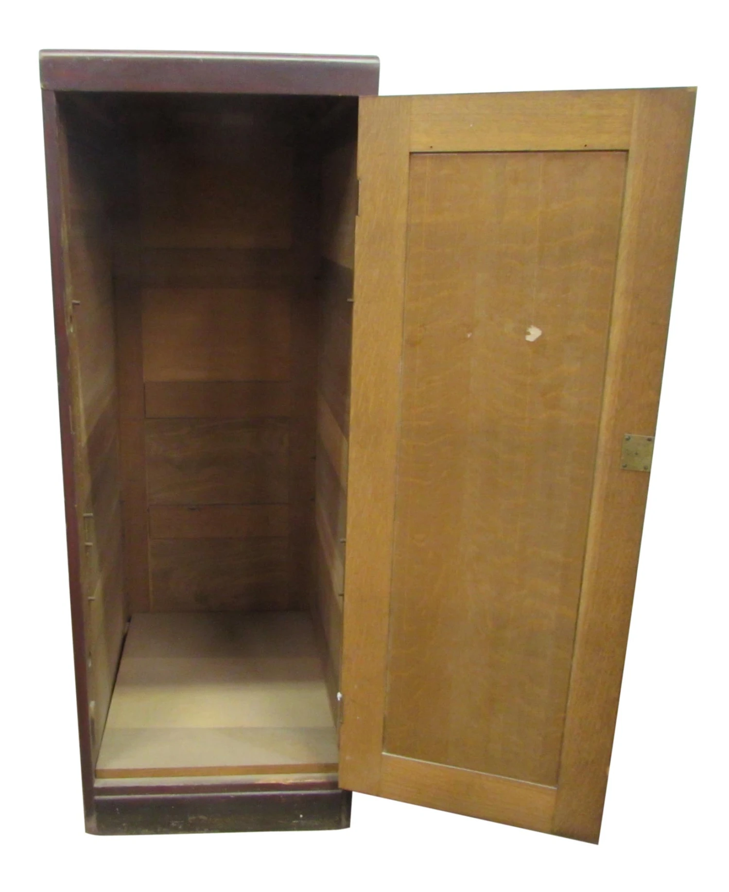 Antique 51 X 19 Wooden Mahogany Kitchen Cabinet 5 Antique 51 X 19 Wooden Mahogany Kitchen Cabinet - Image 3