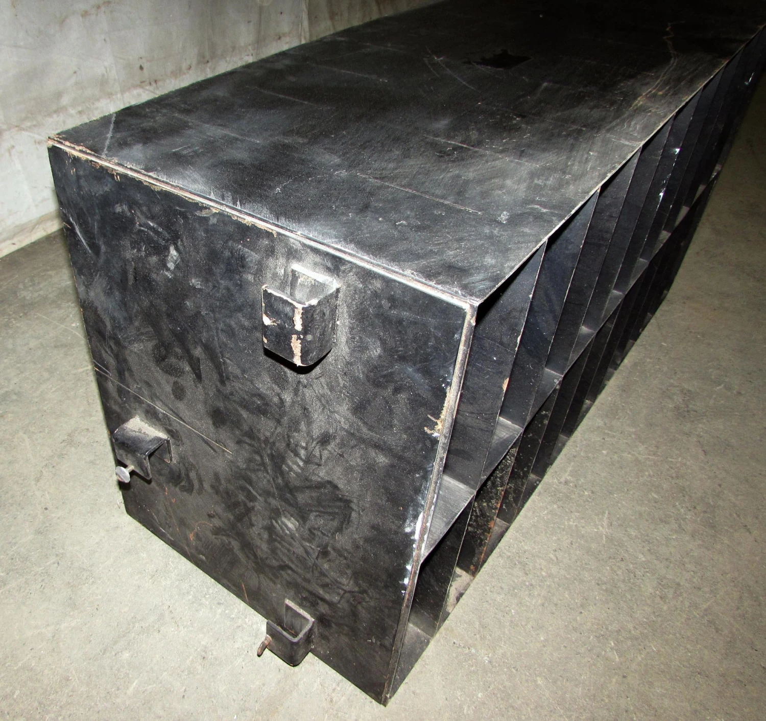 Black Metal Cabinet 5 Black Metal Cabinet - Image 3