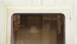 Vintage Wooden Display Case With Old Wavy Glass Door 11 Vintage Wooden Display Case With Old Wavy Glass Door -OGT Sale Store cabinets for sale n239975