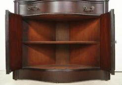 Traditional Mahogany Curved Glass Doors Corner Cabinet 19 Traditional Mahogany Curved Glass Doors Corner Cabinet -OGT Sale Store cabinets for sale q282449