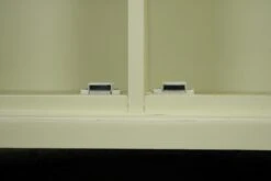 Traditional Ballard Designs Off White Wood Storage Cabinet -OGT Sale Store cabinets for sale q284820