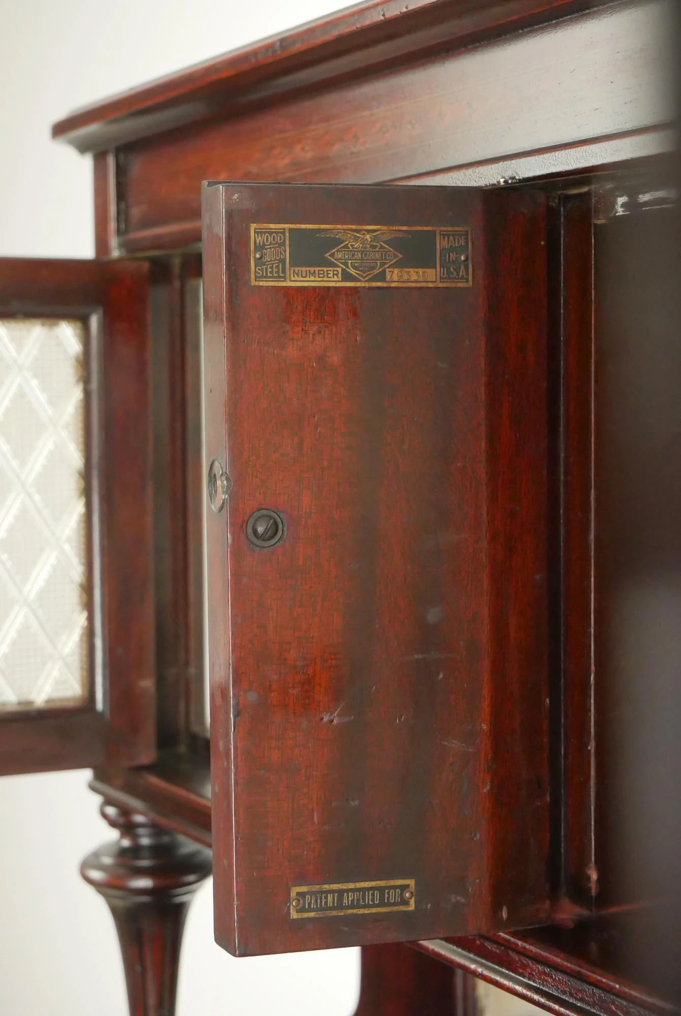 Antique American Cabinet Co. Mahogany Dental Cabinet 5 Antique American Cabinet Co. Mahogany Dental Cabinet - Image 3