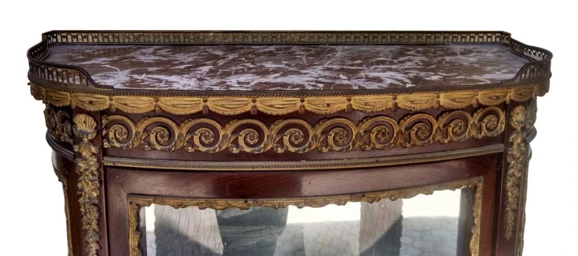 French Wooded Scenic Cabinet 4 French Wooded Scenic Cabinet - Image 2