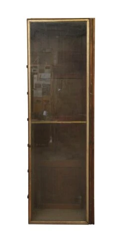 Tall Wood Built-in Cabinet With Glass Front 11 Tall Wood Built-in Cabinet With Glass Front -OGT Sale Store cabinets n255030