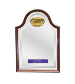 Vintage Wall Mount Faberge Curio Showcase